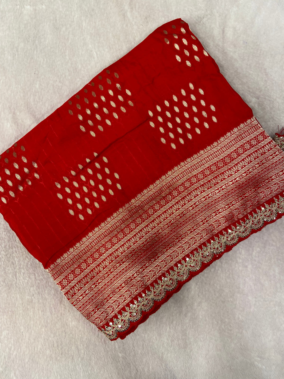 Pure Chinnon Saree
