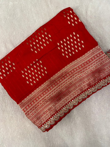 Pure Chinnon Saree