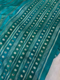 Pure Chinnon crepe Saree- 902563 Blue