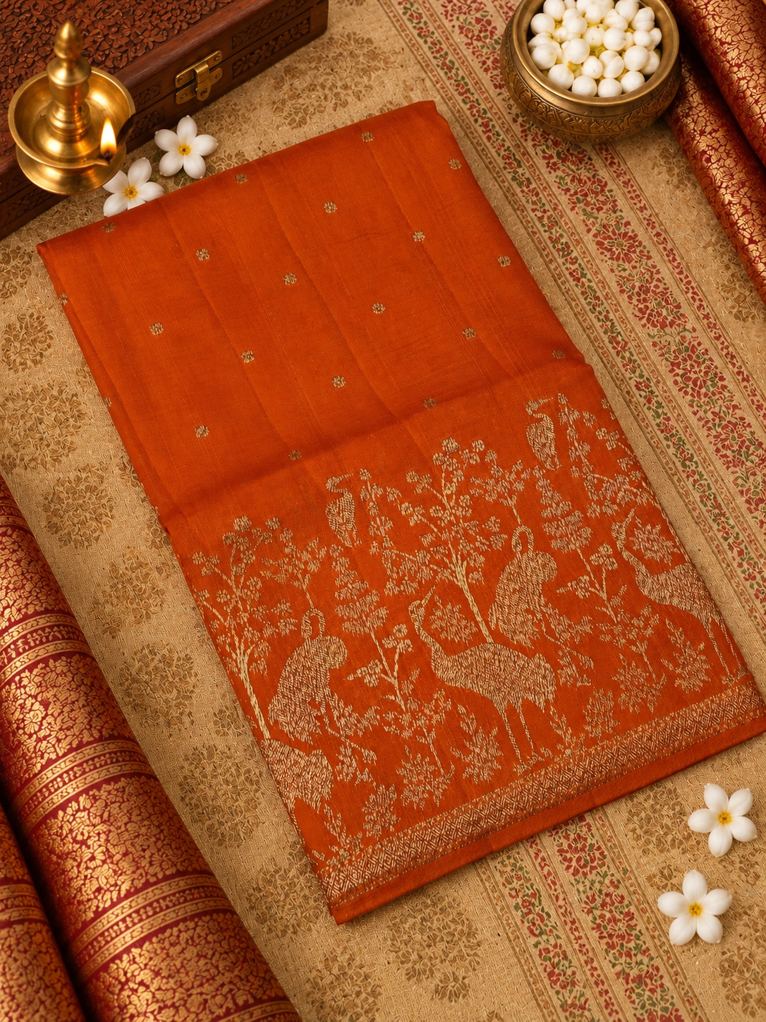 Premium Tassar Silk Saree - 902082