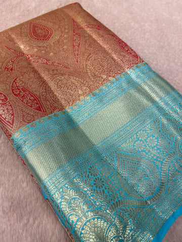 Bridal Semi Tissue Silk Saree