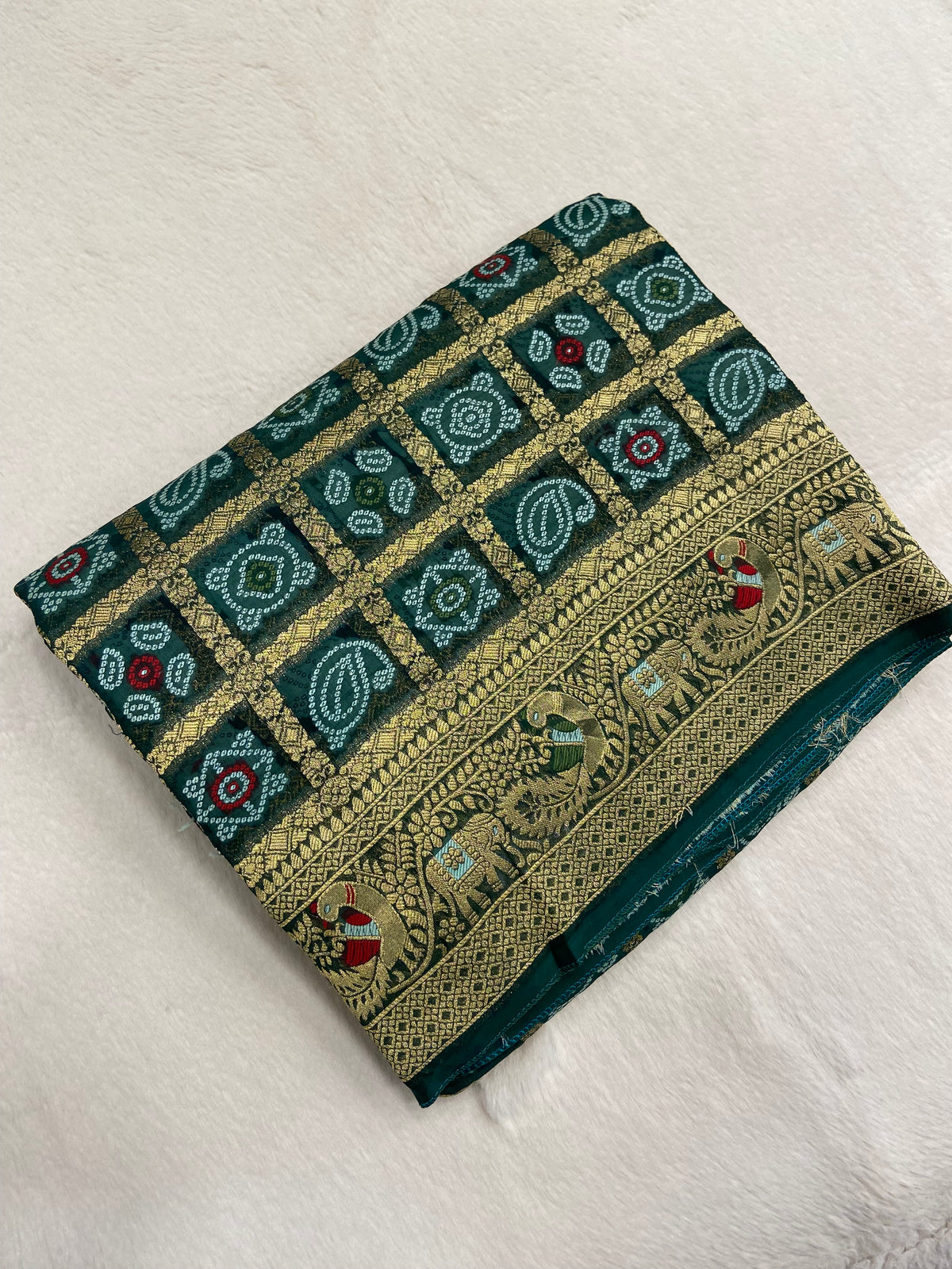 Premium Viscose Bandhini saree