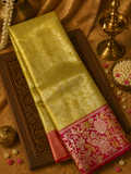 Premium Bridal Semi Tissue Silk Saree