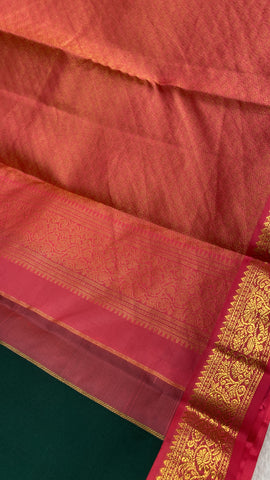 Pure zari handloom Kanjeevaram silk mark certified saree
