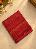 Premium quality semi tissue kanjeevaram silk saree- 902695 Reddish pink