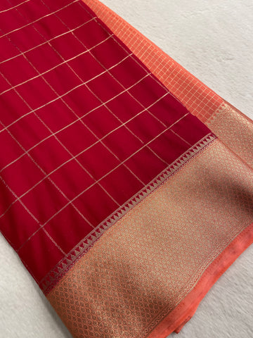 Pure Mix Crepe Mysore Silke Saree ✨