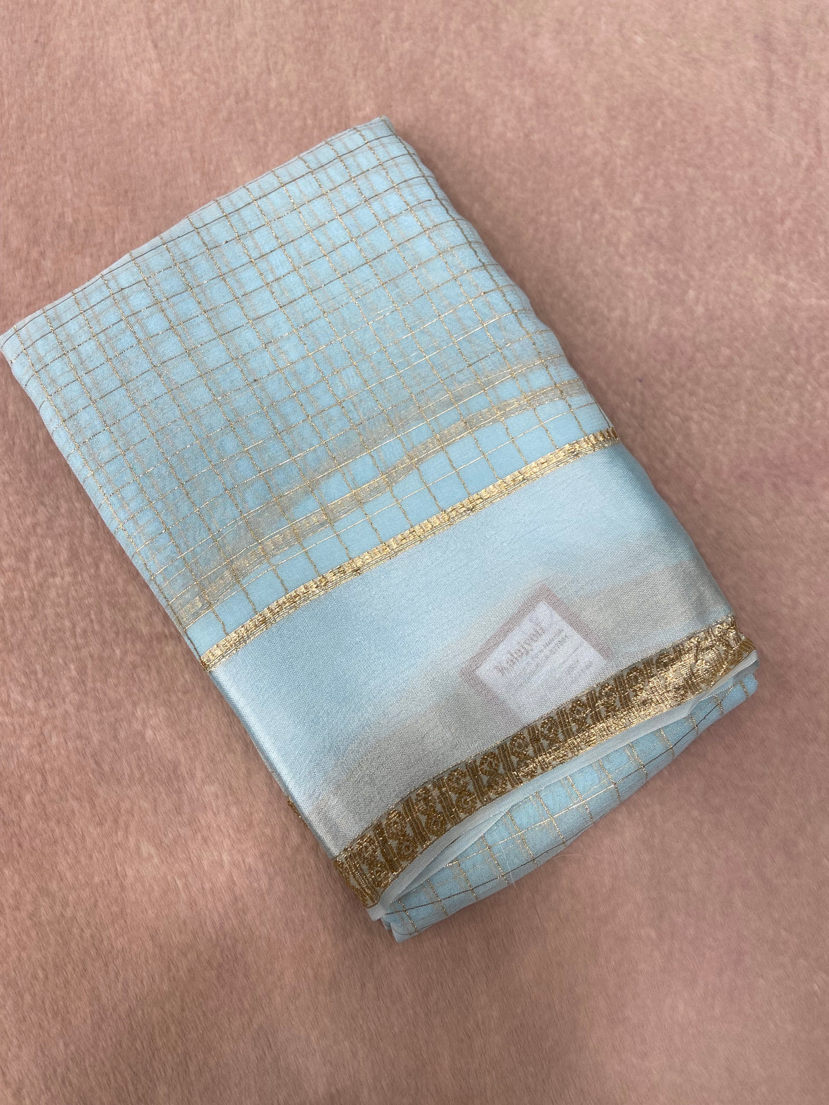 Chiffon Saree With Satin Border