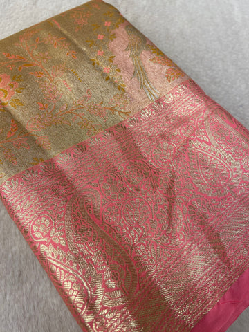 Bridal Semi Tissue Silk Saree