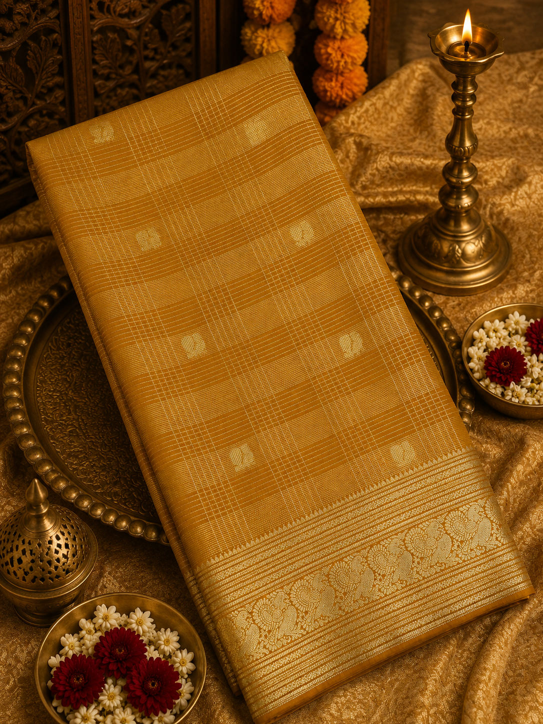 Pure Mix Crepe Mysore Silk Saree