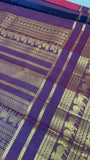 Pure 1G zari handloom Kanjeevaram Silk Saree- Silk mark certified- PS2343