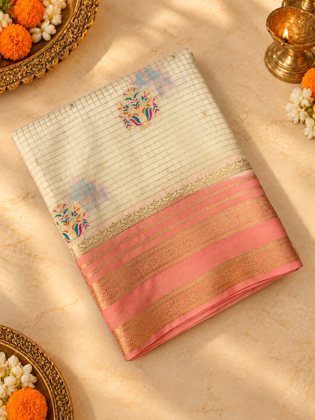 Premium Crepe Semi Mysore Silk Saree -902554