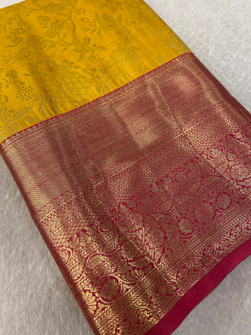 Bridal Semi Tissue Silk Saree