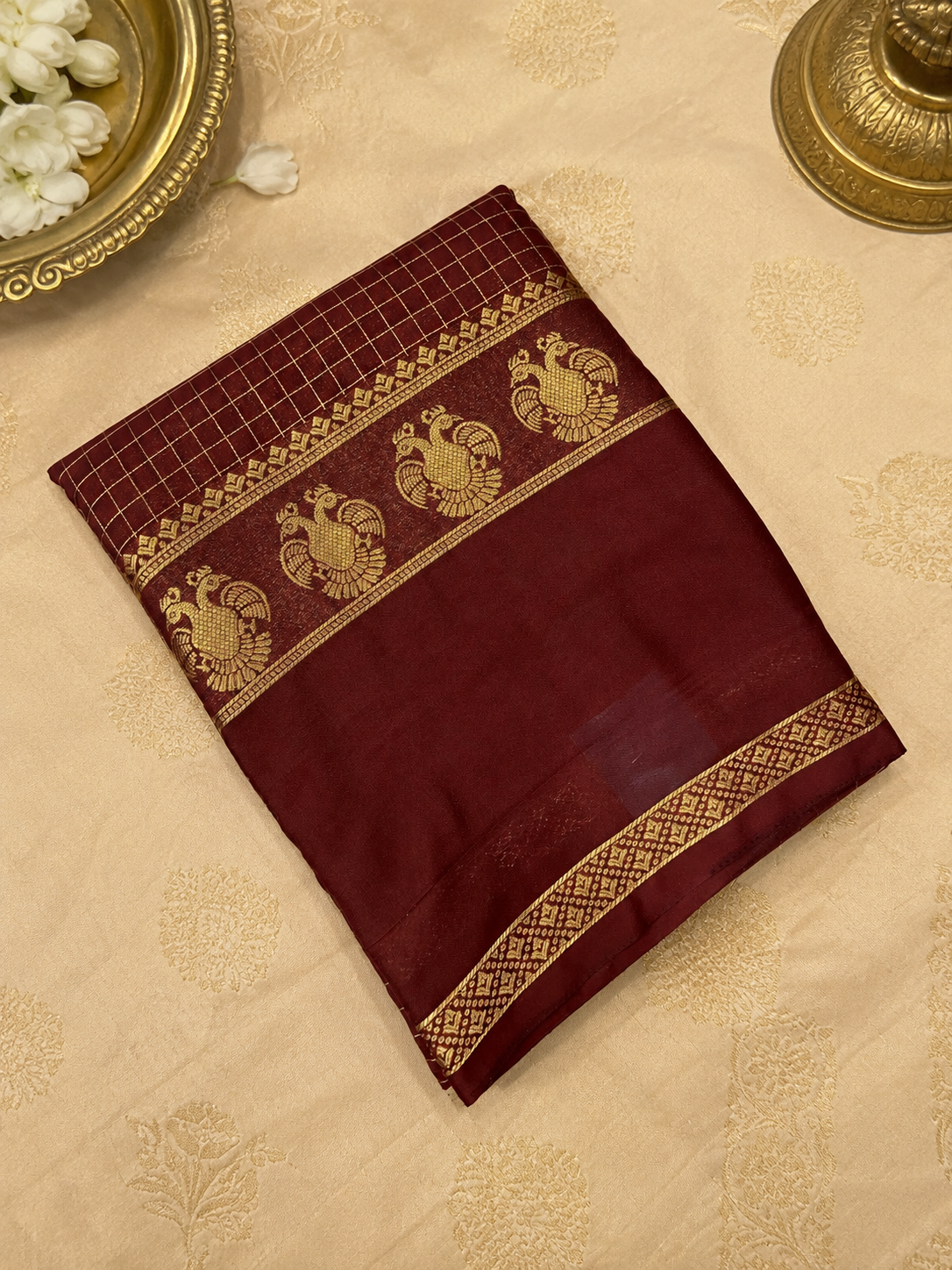 Premium Semi Mysore Silk Saree
