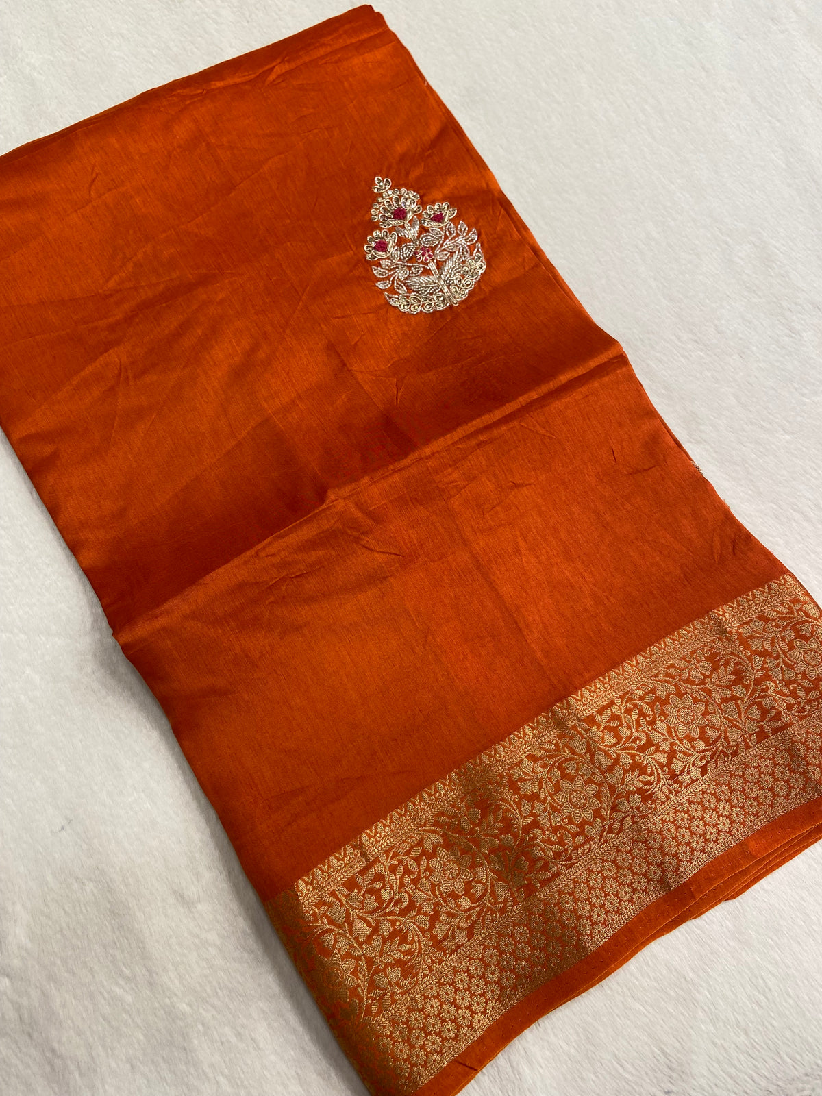 Pure Chinnon Saree