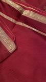 Pure Mix Crepe Mysore Silk Saree