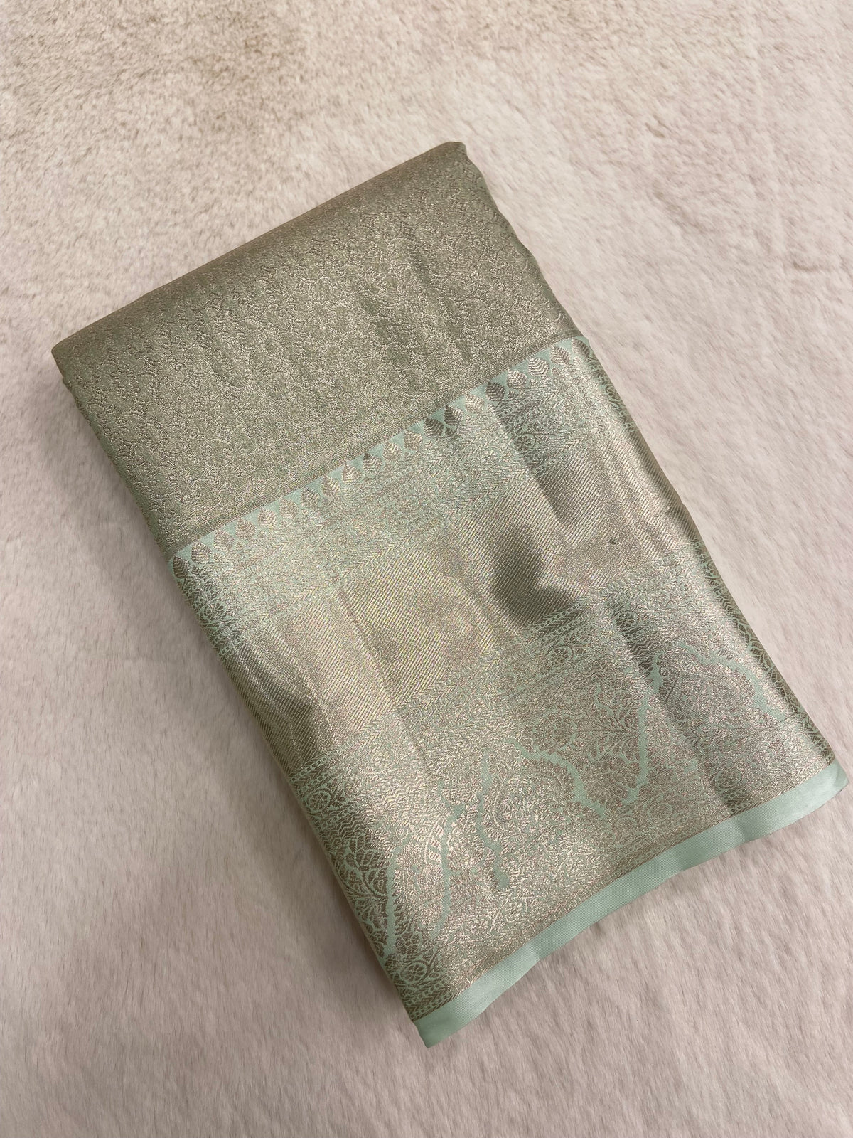 Tissue Bridal semi Silk Saree
