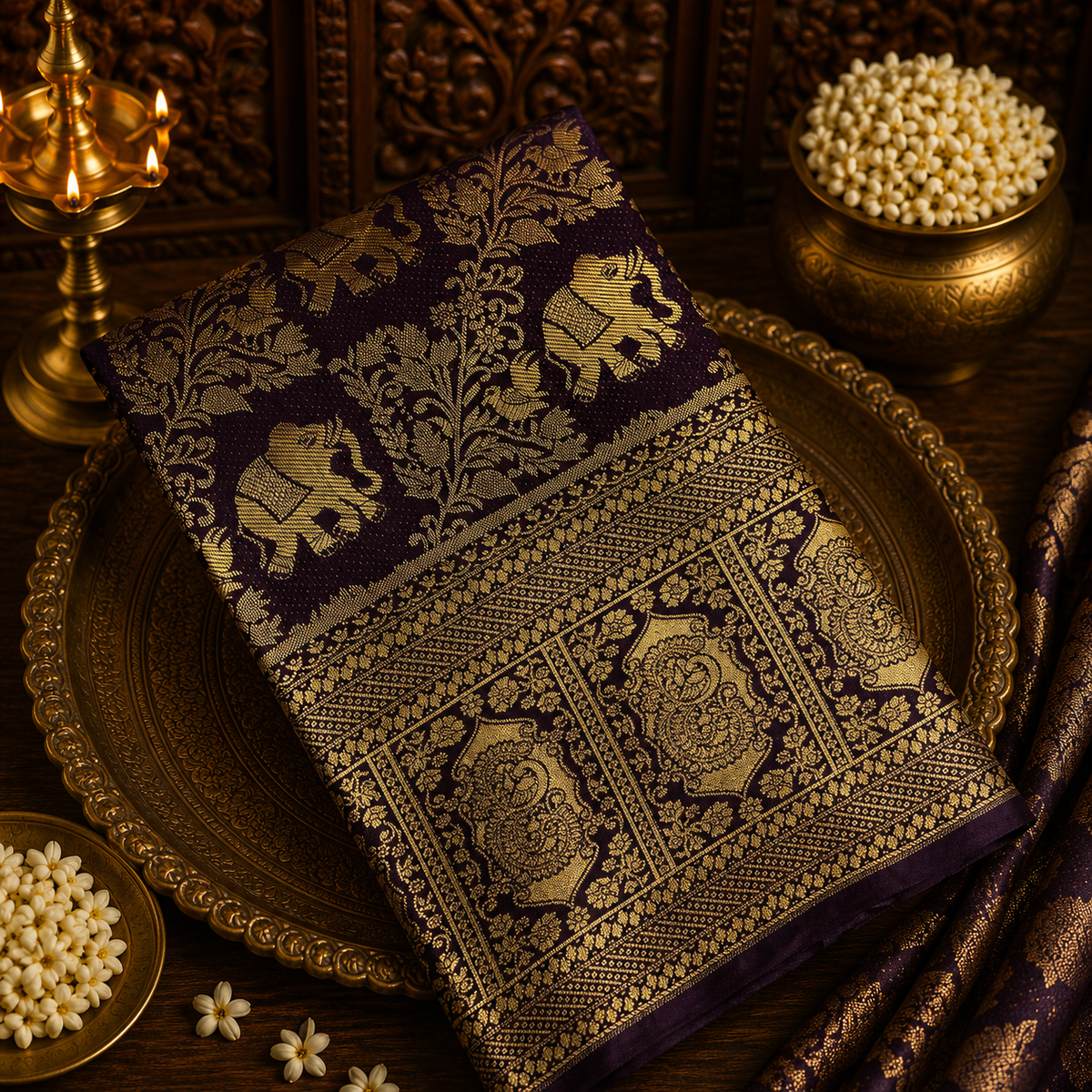 Premium Semi Kanjeevaram Silk Saree
