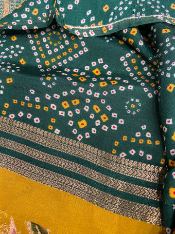 Premium designer crepe silk saree