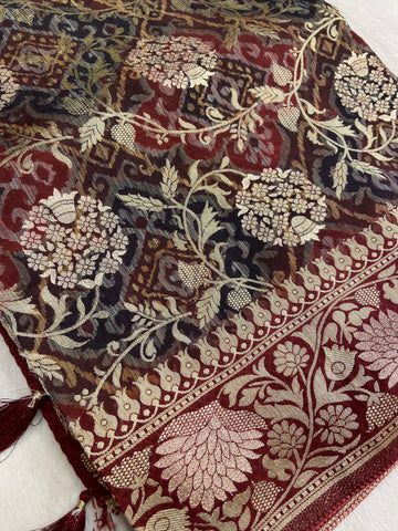 Fancy Crepe Silk Saree