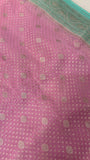 Pure crepe khaddi Banarasi saree- Silk mark certified