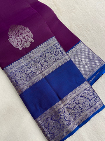 Pure 1G zari handloom Kanjeevaram silk mark certified saree