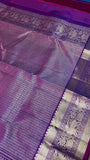 Pure 1G gold zari handloom Kanjeevaram Silk Saree- Silk mark certified- PS2401