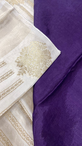 Pure Chinnon Saree