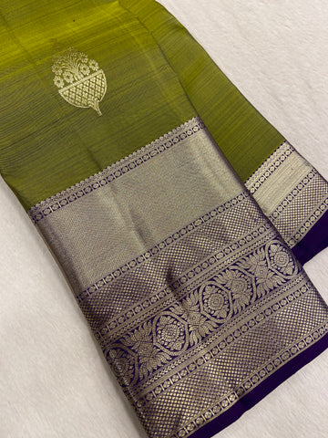 Pure zari handloom Kanjeevaram silk mark certified saree