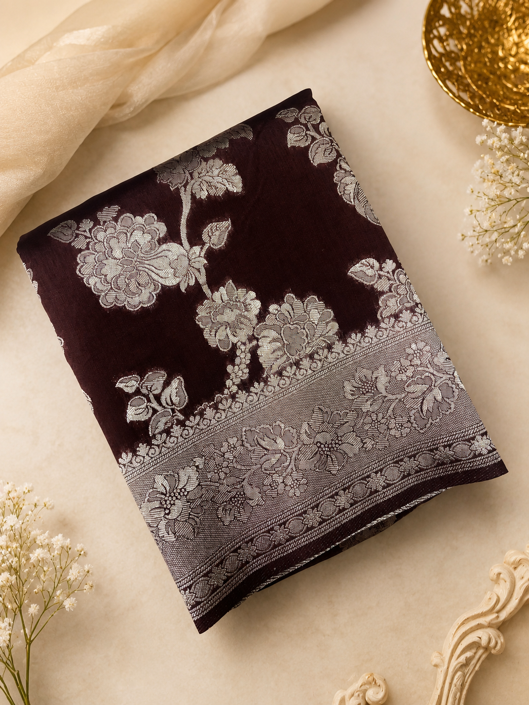 Russian Georgette Saree