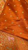 Premium Banarasi Crepe Satin Silk Saree