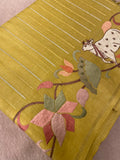 Pure Tassar Saree With Embroidery - 901997