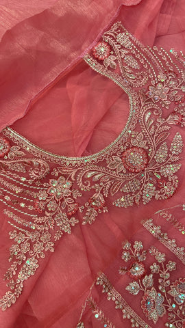 Designer cocktail saree