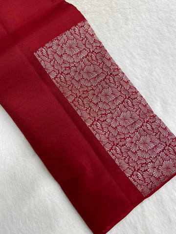Half mix Kanjeevaram silk saree