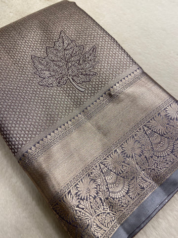 Bridal tissue semi silk saree