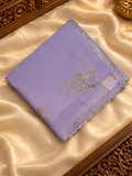 Premium designer organza saree- 902608 Lilac