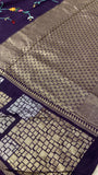 Pure Soft Tussar With Cross Stitch Embroidery