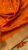 Pure Crepe Satin Silk Saree- 902218