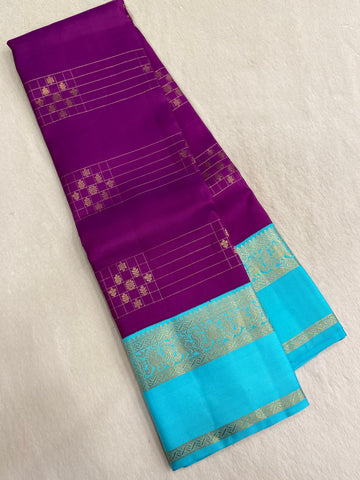 Pure Kanjeevaram silk mark certified saree