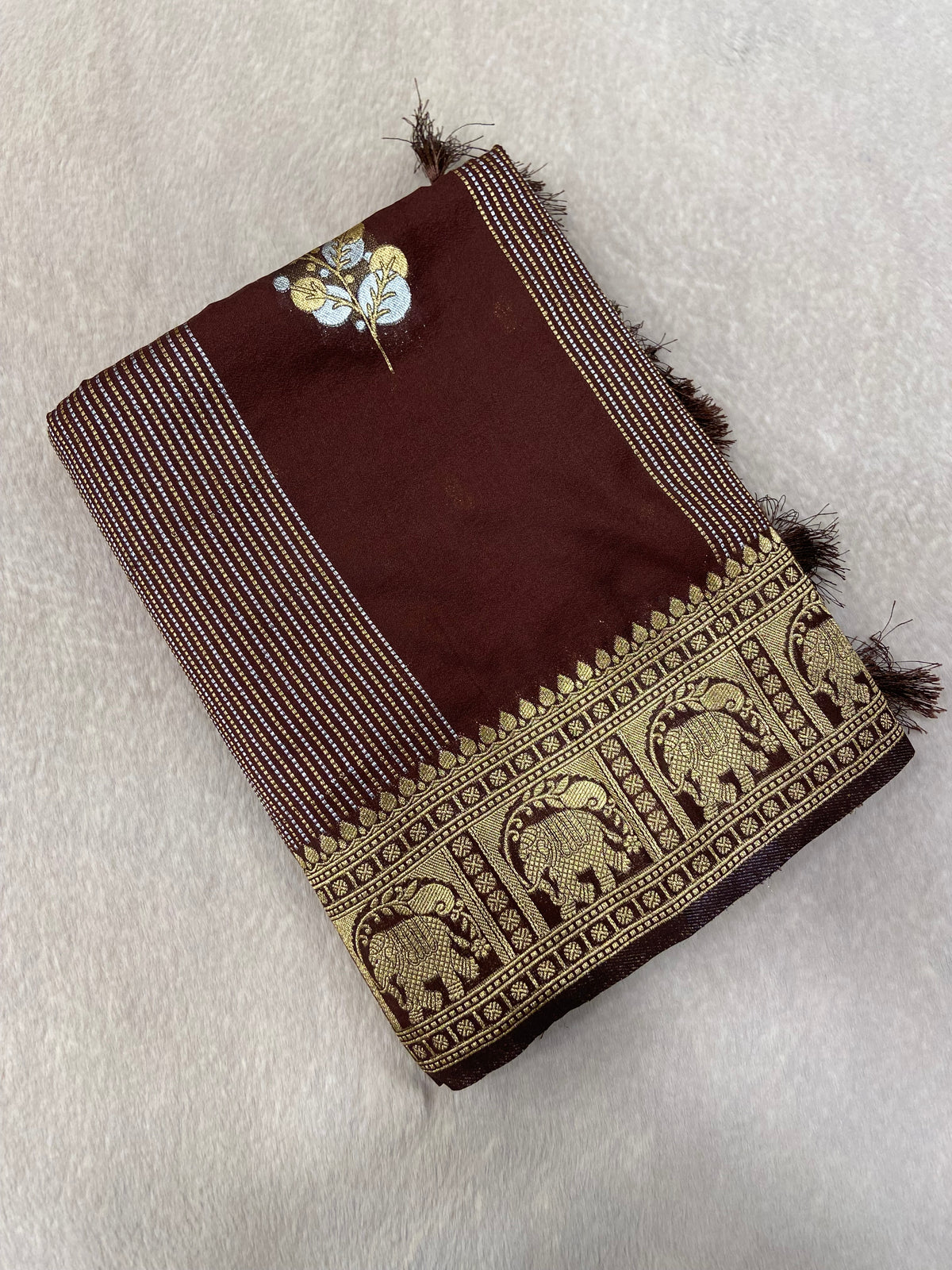 Premium Crepe Georgette Saree