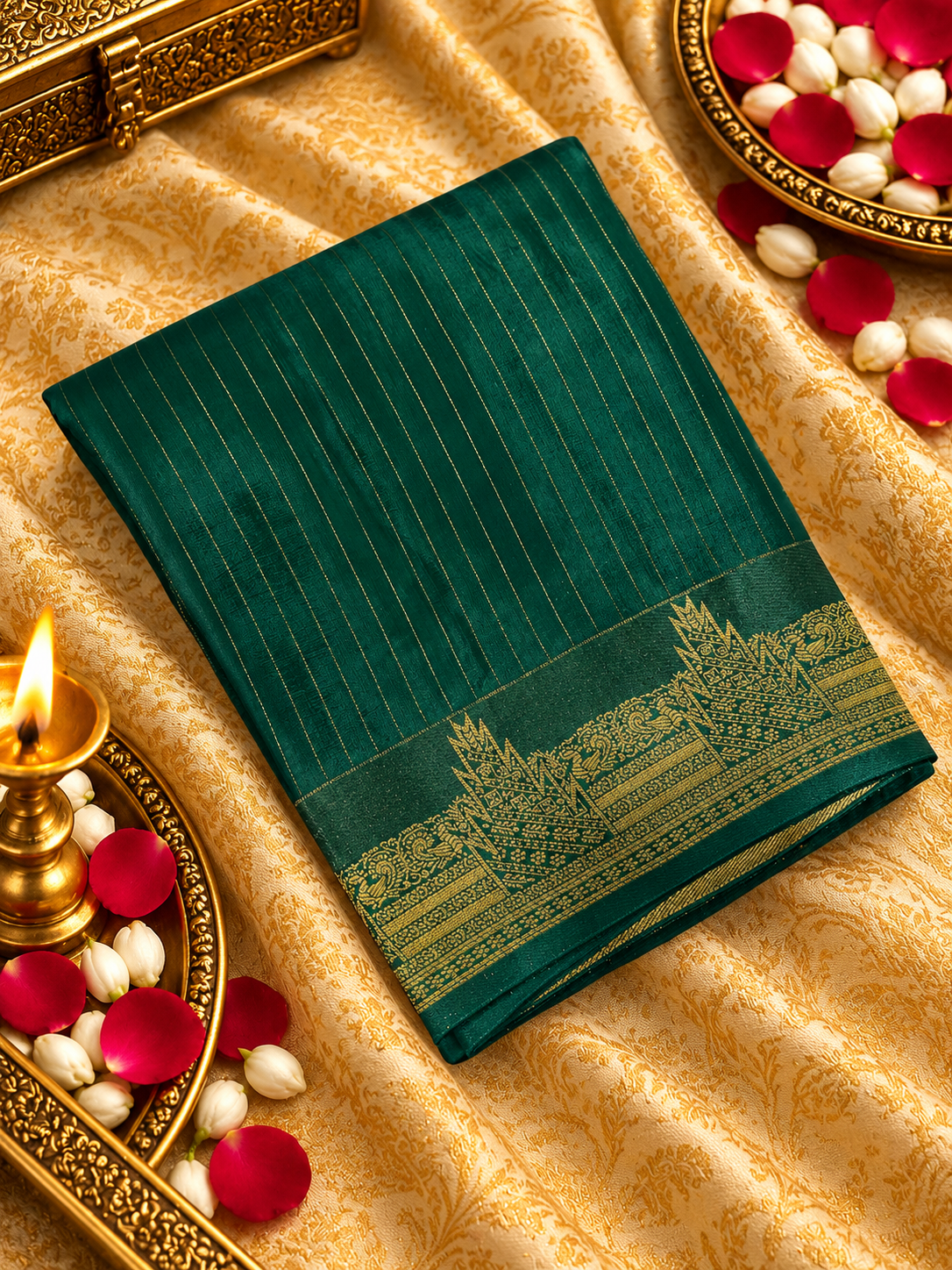 Premium Crepe Silk Saree - 902771