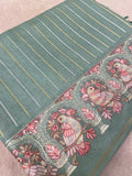 Pure Tassar Saree With Embroidery - 901984