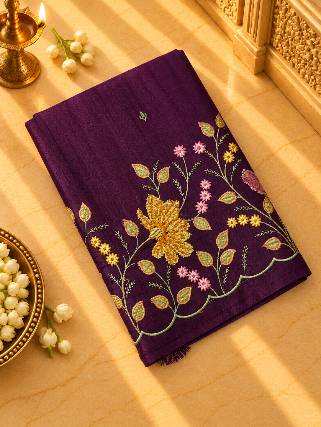 Premium Butter Silk Saree - 901794