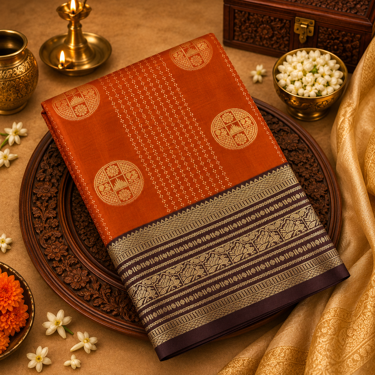 Premium Semi Kanchipuram Silk Saree✨