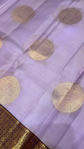 Half mix Kanjeevaram silk saree