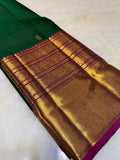 Pure 1G zari handloom Kanjeevaram Silk Saree- Silk mark certified- PS2350