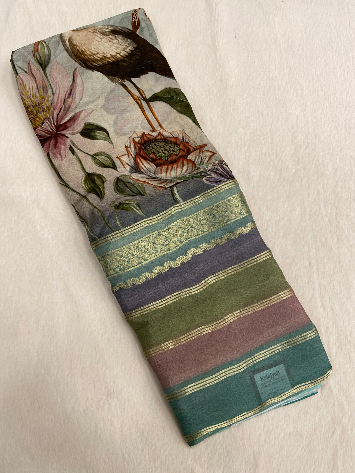 Premium Crepe Semi Silk Saree
