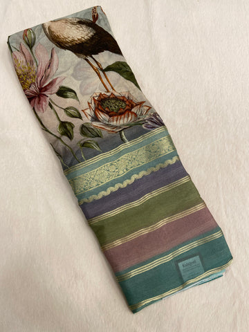 Premium Crepe Semi Silk Saree