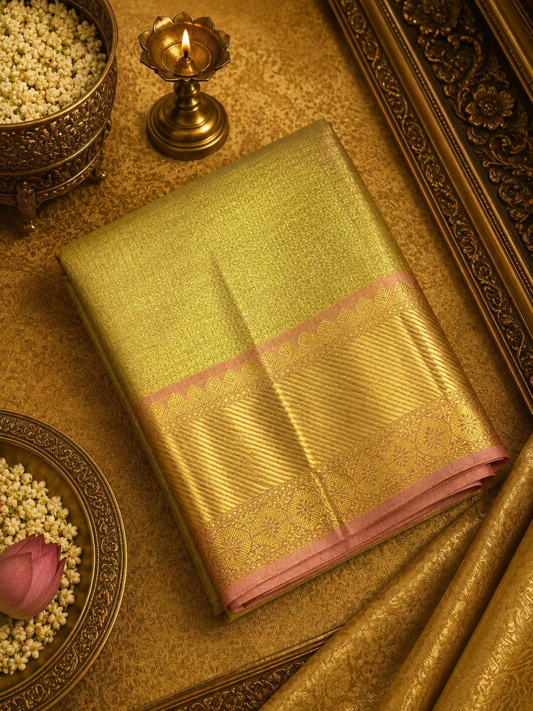 Premium Semi Kanchipuram Silk Saree