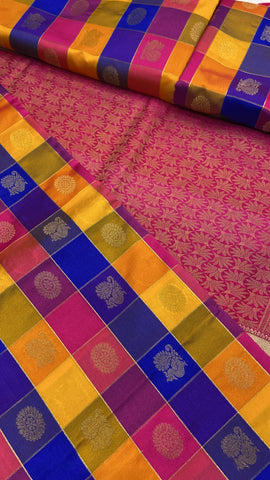 Premium mini Kanchi silk saree💙