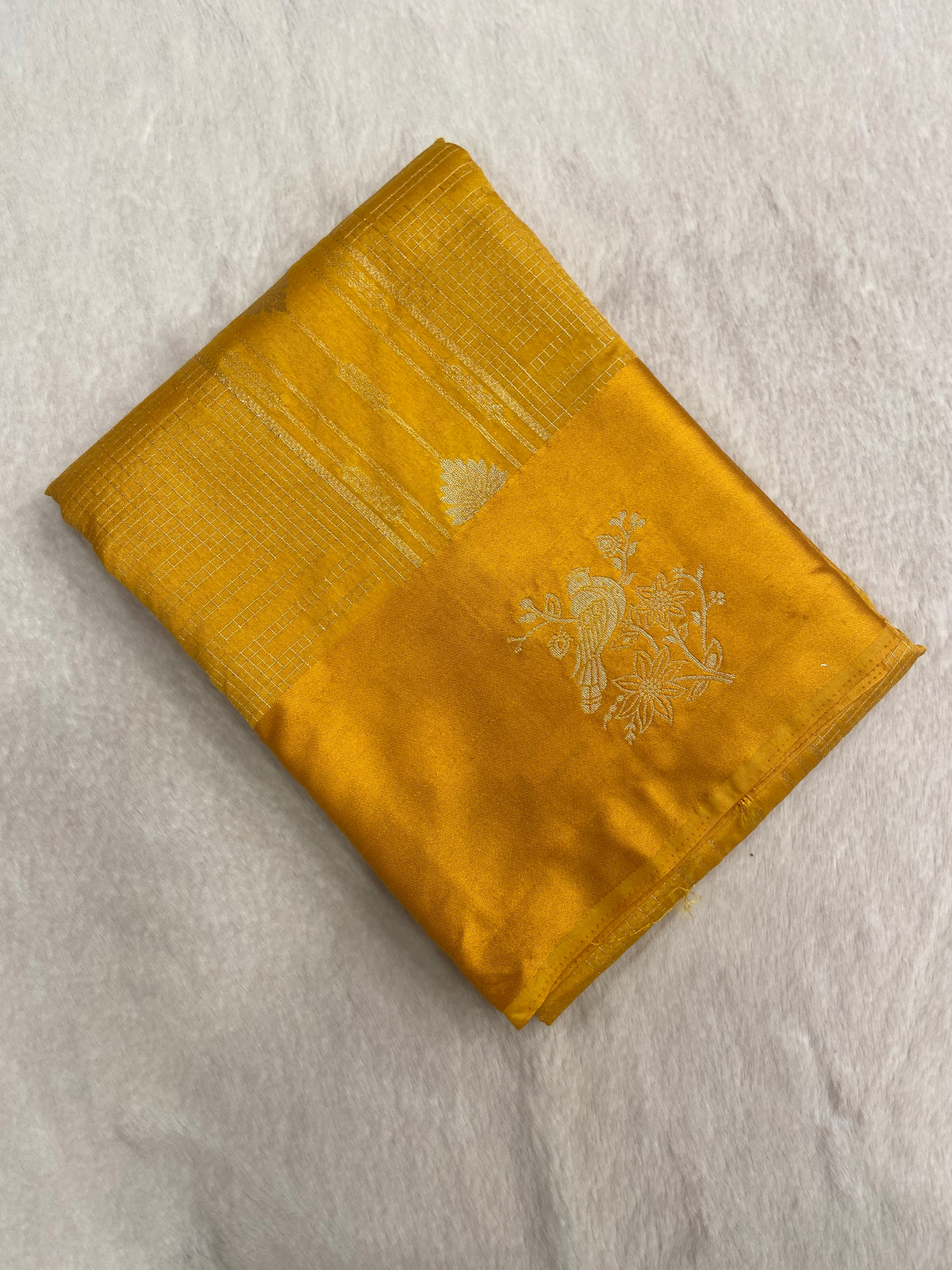 Premium crepe satin silk saree